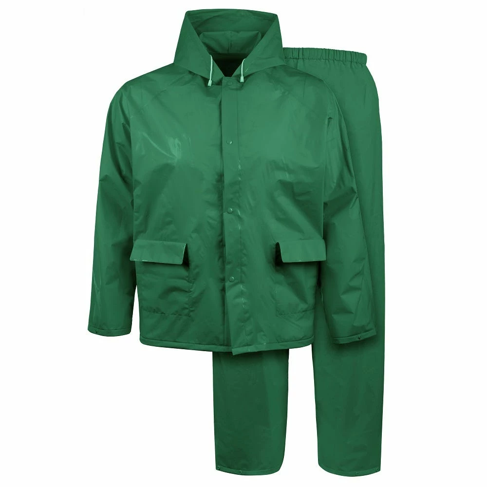 Lincoln Outfitters Men's 0.10mm PEVA Rain Suit Green - D-83201-GR - Raingear 1 Lincoln Outfitters Men's 0.10mm PEVA Rain Suit Green - D-83201-GR - Raingear