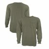 Lincoln Outfitters Mens Long Sleeve Heavyweight Pocket T-Shirt - LOLSPK-04 - Long Sleeve Shirts