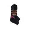 Lincoln Outfitters Women's Ultra-Dri Cushion Foot No-Show Sock 3 Pack Black - L3/72036-BL - Socks Women's