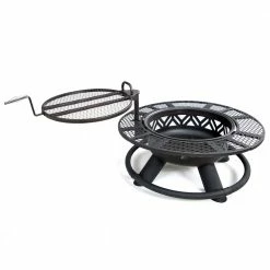 Lincoln Outfitters Steel Fire Pit with BBQ Grate - 90-165-0204 - Fire Pits & Heaters -Cheap Lincoln Outfitters Store 2443f2157ff2aeb46e50b85d2e35588b49d2eb8d 32150005 7