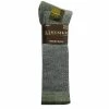 Lincoln Outfitters Men's Tall Merino Wool Boot Sock Charcoal - L72313-CH/GRN - Socks