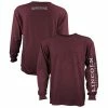 Lincoln Outfitters Men's Heavyweight Long Sleeve Pocket Graphic Tee Windsor Wine Dark Heather - LOLSPK-01-WWDH - Long Sleeve Shirts