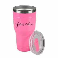 Lincoln Outfitters "Faith" 30 oz. Religious Tumbler, Pink - 89-636-0204 - Tumblers -Cheap Lincoln Outfitters Store 438f9feeaf46c14d42097e6c752ceae810537d56 32631059 3