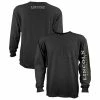 Lincoln Outfitters Men's Heavyweight Long Sleeve Pocket Graphic Tee Black - LOLSPK-01R - Long Sleeve Shirts