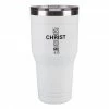 Lincoln Outfitters "All Things Through Christ" 30 oz. Religious Tumbler, White - 89-645-0204 - Tumblers