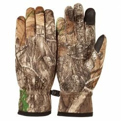 Lincoln Outfitters Men's Mid Weight, Fused Waterproof Hunting Glove Real Tree Edge D-1419-EDG - Hunting Apparel