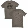 Lincoln Outfitters Men's Short Sleeve Strength 4X4 T-Shirt Walnut Dark Heather - LO-135 - T-Shirts