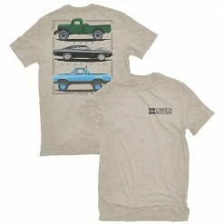 Lincoln Outfitters Men's Short Sleeve Three Truck Pure American T-Shirt Oatmeal - LO-130-O - T-Shirts