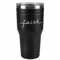 Cheap Lincoln Outfitters Store 13 Lincoln Outfitters "Faith" 30 oz. Religious Tumbler, Black - 89-632-0204 - Tumblers