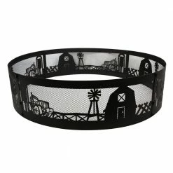 Lincoln Outfitters 36" Campfire Ring Farm Scene - 90-166-0204 - Fire Pits & Heaters