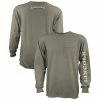 Lincoln Outfitters Men's Heavyweight Long Sleeve Pocket Graphic Tee Vetiver - LOLSPK-01-V - Long Sleeve Shirts