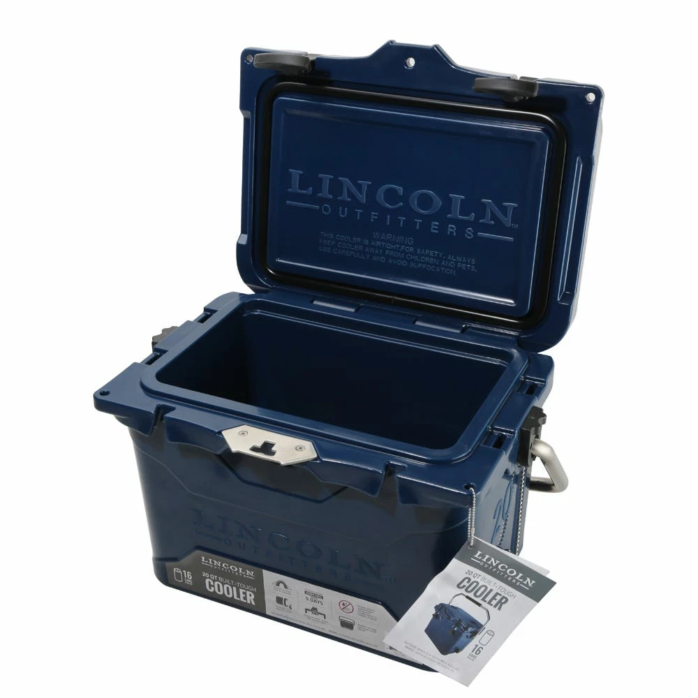 Lincoln Outfitters 20 Quart High Performance Cooler, Blue - 87-673-0204 - Coolers 3 Lincoln Outfitters 20 Quart High Performance Cooler, Blue - 87-673-0204 - Coolers - Image 3