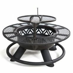 Lincoln Outfitters Steel Fire Pit with BBQ Grate - 90-165-0204 - Fire Pits & Heaters -Cheap Lincoln Outfitters Store cb1d9296dcd892393dd313d7e848716beed0b93e 32150005 2