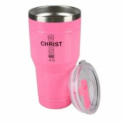 Lincoln Outfitters "All Things Through Christ" 30 oz. Religious Tumbler, Pink - 89-637-0204 - Tumblers -Cheap Lincoln Outfitters Store cbe053edc03ba1ceb347dca3dc1dbad3601a64d1 32631060 3