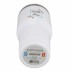 Lincoln Outfitters "Faith Over Fear" 30 oz. Religious Tumbler, White - 89-643-0204 - Tumblers -Cheap Lincoln Outfitters Store d6f77873b9e97b89dd4b918602959fadeeae8415 32631066 4
