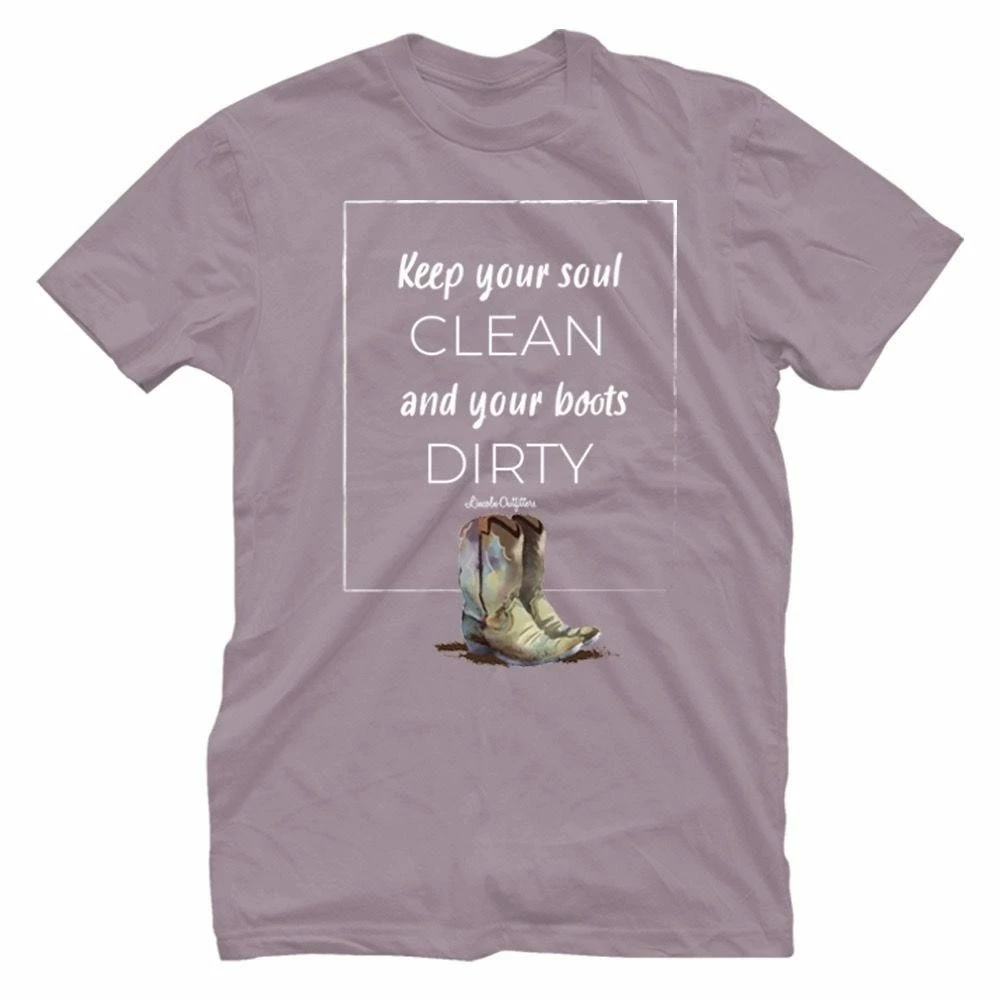 Lincoln Outfitters Ladies Soul Boots Short Sleeve T-Shirt - LO-L185 - T-Shirts 1 Lincoln Outfitters Ladies Soul Boots Short Sleeve T-Shirt - LO-L185 - T-Shirts