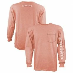 Lincoln Outfitters Men's Heavyweight Long Sleeve Pocket Graphic Tee Canyon Sunset Dark Heather - LOLSPK-01-CSDH - Long Sleeve Shirts