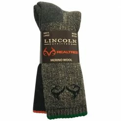Lincoln Outfitters Men's Merino Wool Blend Sock 2 Pack Assorted - RT/L2/72123-ASST - Socks