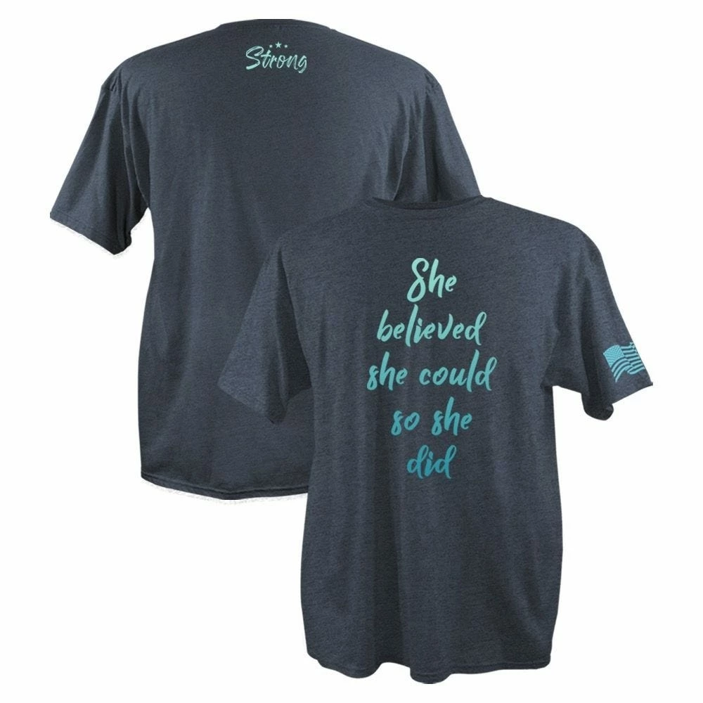 Lincoln Outfitters Strong Ladies So She Did Short Sleeve T-Shirt - SGL-32 - T-Shirts 1 Lincoln Outfitters Strong Ladies So She Did Short Sleeve T-Shirt - SGL-32 - T-Shirts